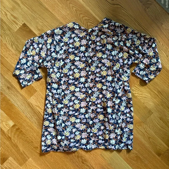 Madewell Navy Floral Duster Kimono - Picture 3 of 3